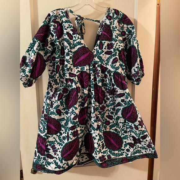 Cotton paisley dress - Picture 2 of 4